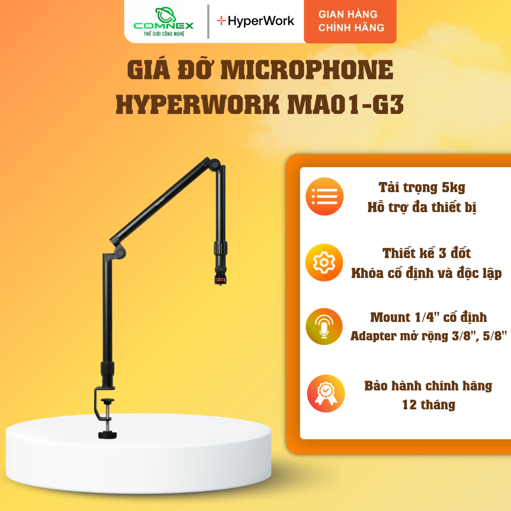 HyperWork MA01 G3 Microphone Stand | Shopee Malaysia