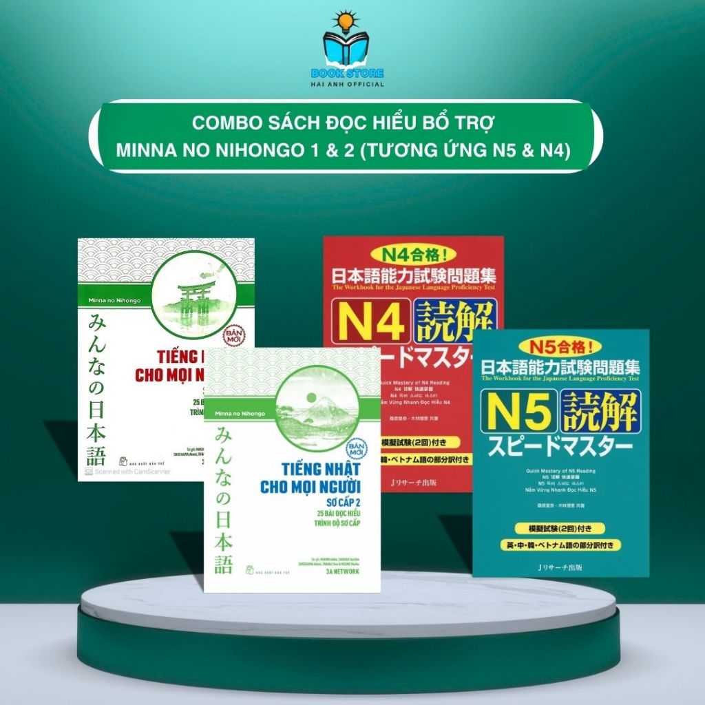 Japanese book - Minna No Nihongo and JLPT N4-N5 reading comprehension ...