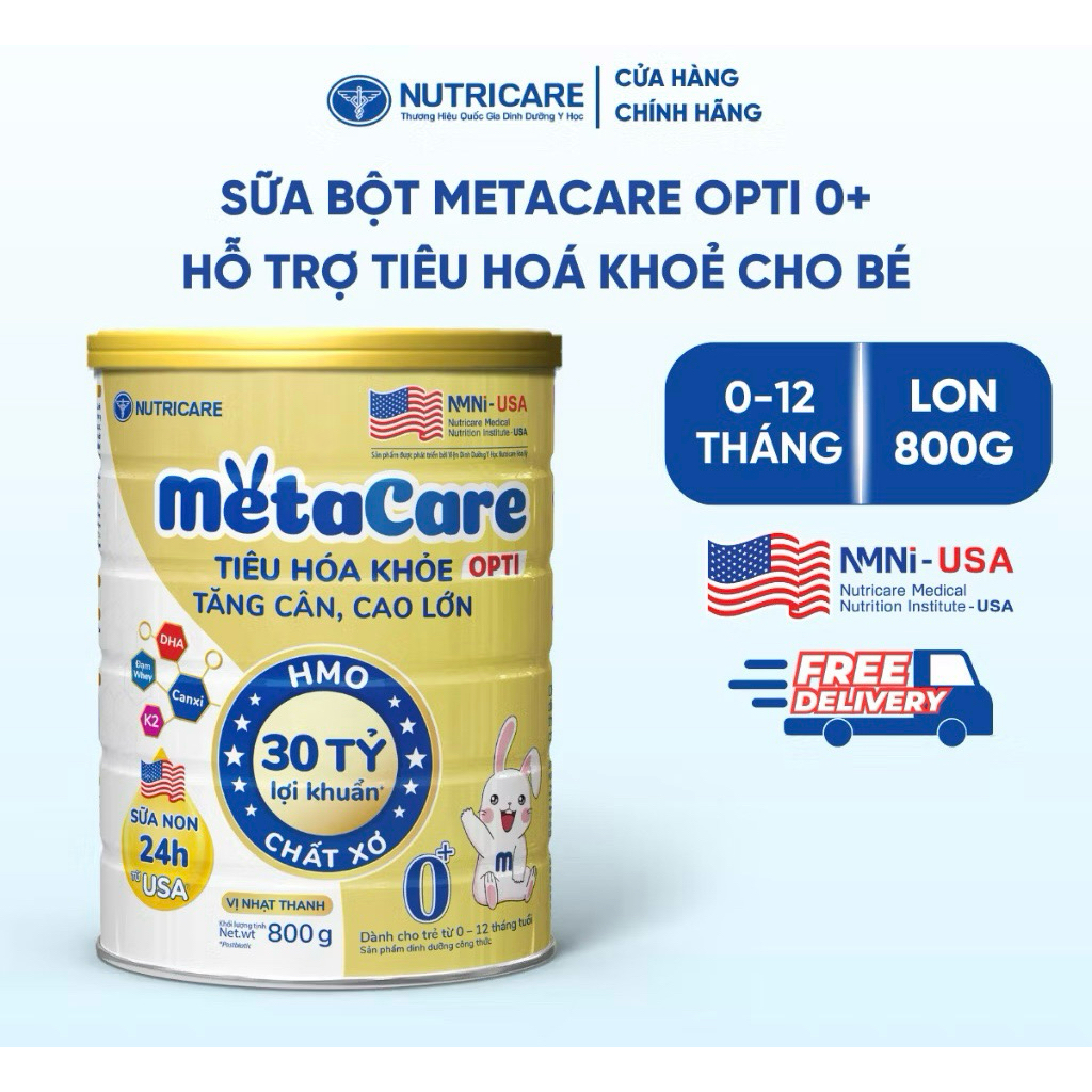 Metacare Opti 0+ Milk Powder 800gr - Cool Milk - Light Taste - Healthy ...