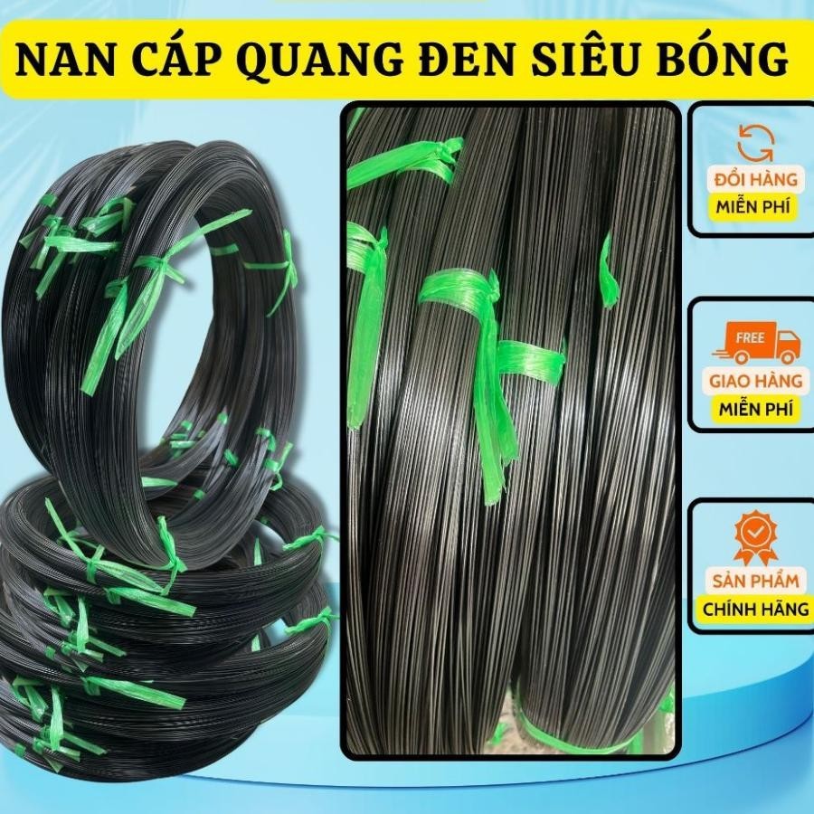 1KG Black fiber optic cable slats - make bird cages to make kites of ...