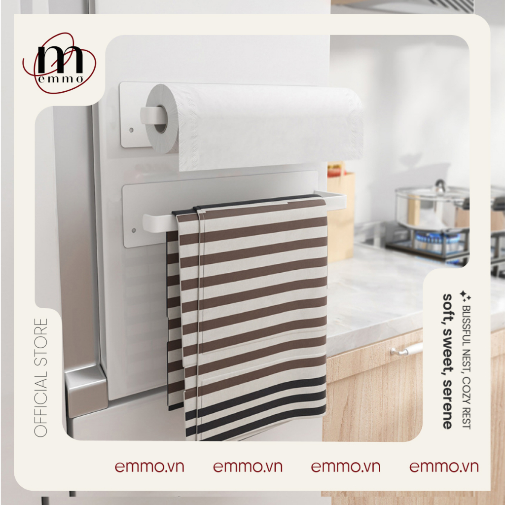 PAPER ROLL RACK, EMMO RADKIT MAGNETIC TOWEL RACK | Shopee Malaysia