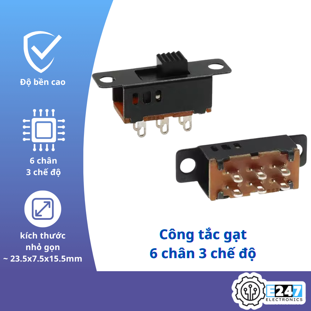 Small 6-Pin 3-Mode Toggle Switch (10Pcs) | Shopee Malaysia