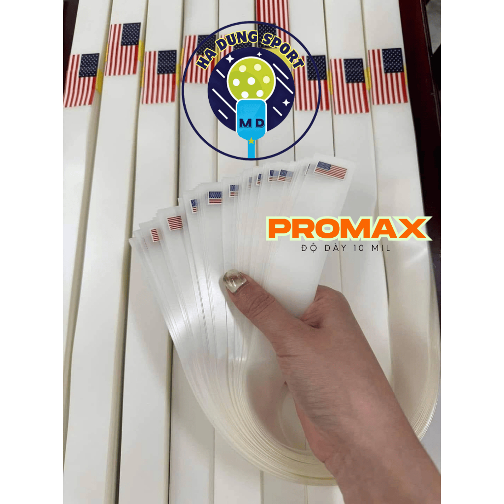 COMBO of 3 Pickleball PPF ProMax 10 Mil Racket Edge Stickers. Full 74cm ...