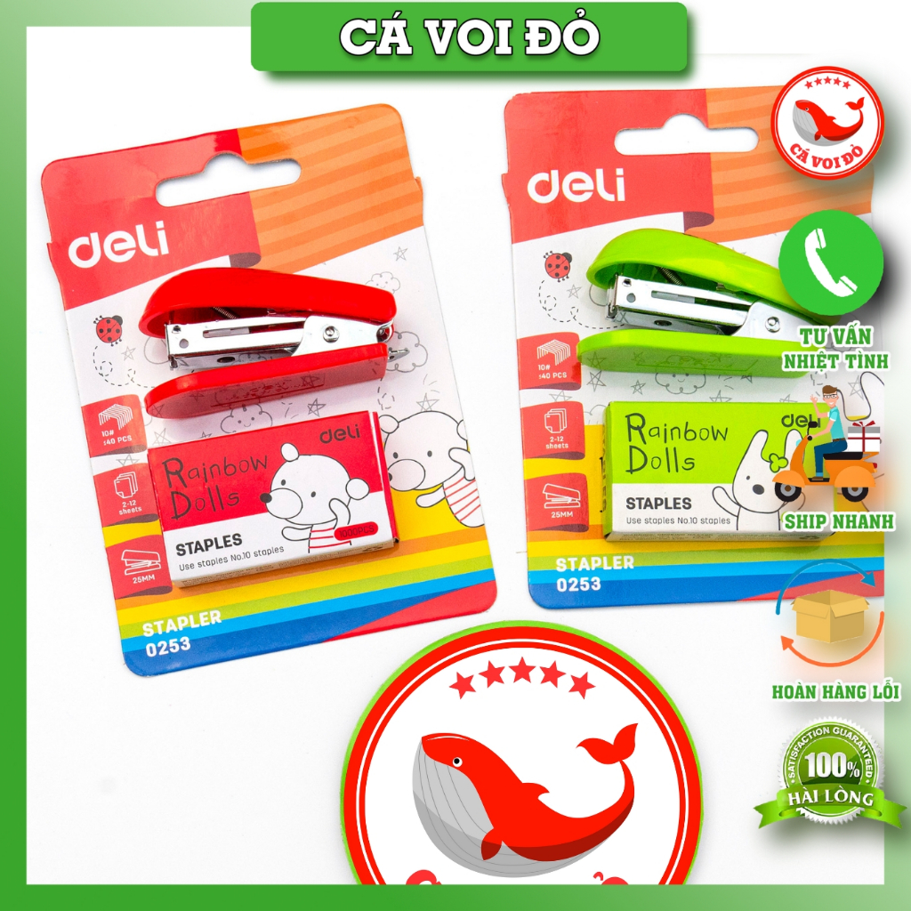 Staple No. 10 Mini Deli Stapler 0253 (Staple Box Included) | Shopee ...