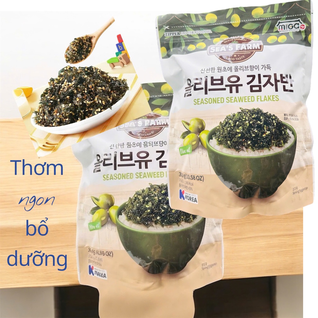 SEAweed MIXED WITH INSTANT RICE WITH DELICIOUS AND NUTRIENT KOREAN ...