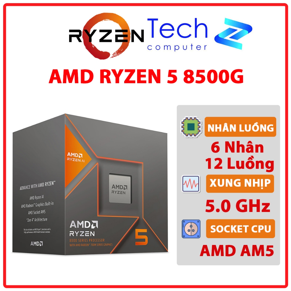 AMD Ryzen 5 8500G CPU | Shopee Malaysia