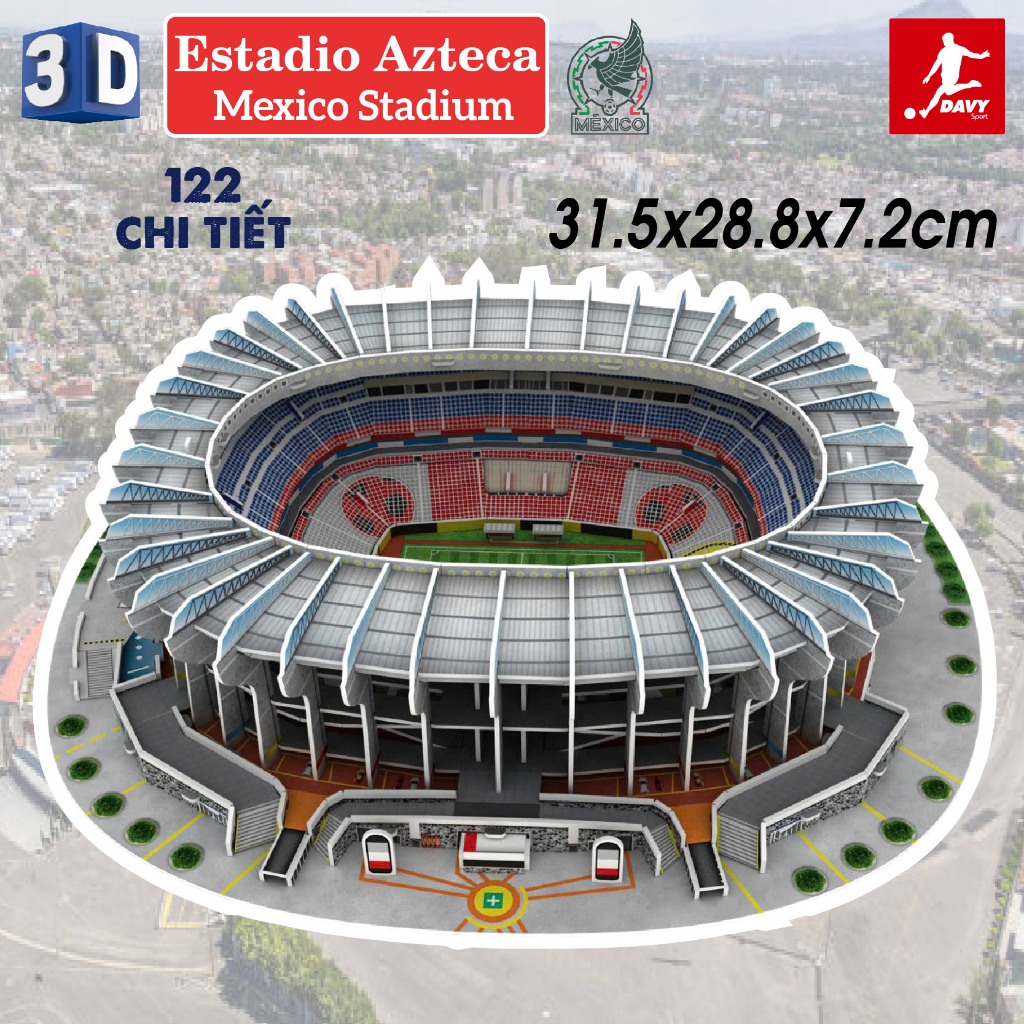 Estadio Azteca Mexico Wcup 2026 Stadium Assembly Model | Shopee Malaysia