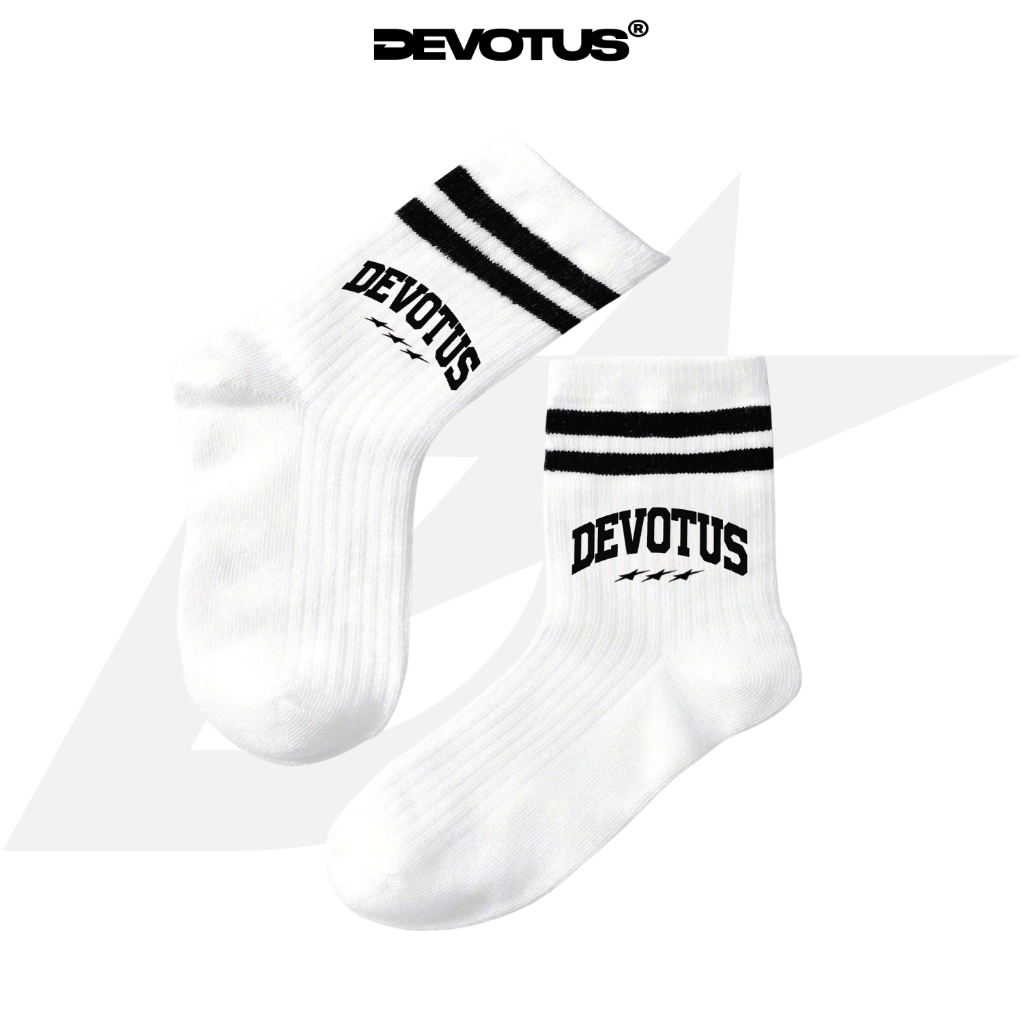 Local Brand Devotus woven socks New Logo SS25 | Shopee Malaysia