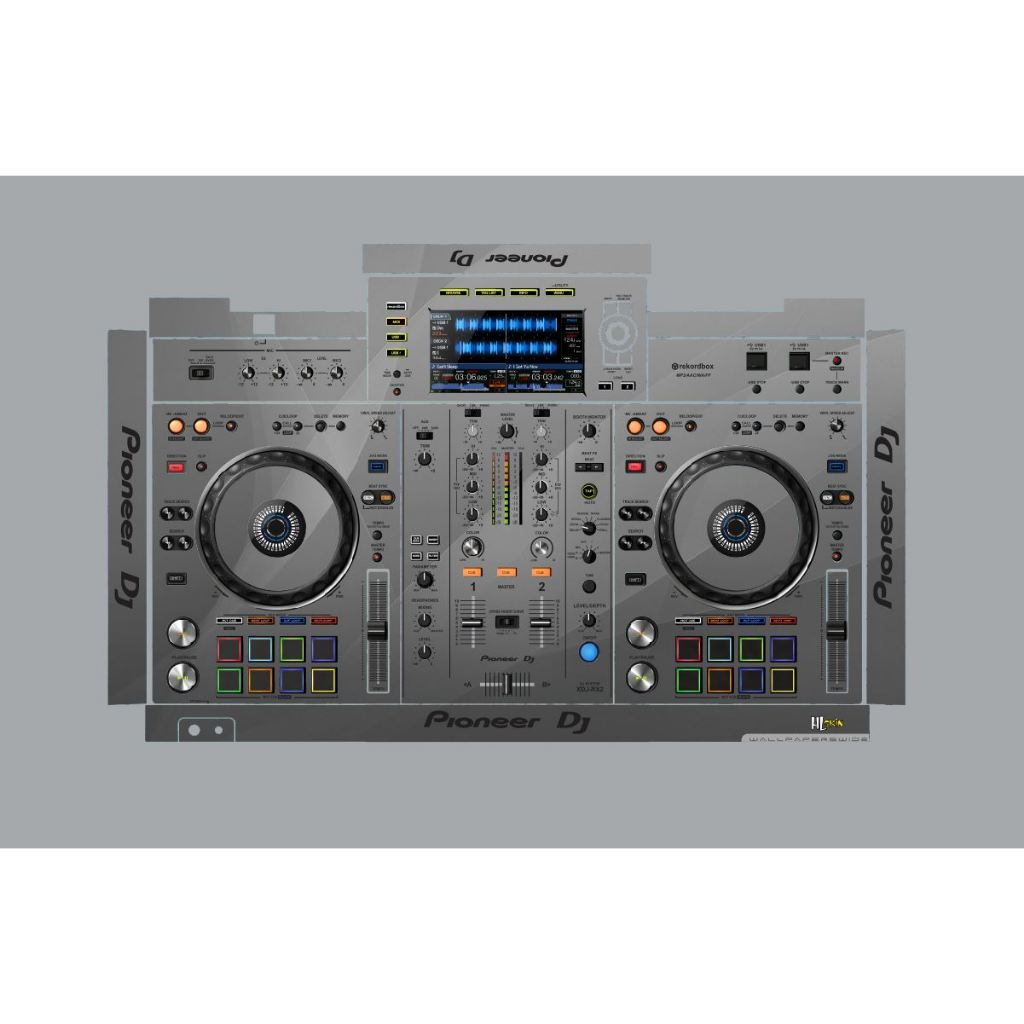 Fire Express - DJ Desk Sticker Skin (D25) (XDJ RR / RX / RX2 / RX3 / XZ ...