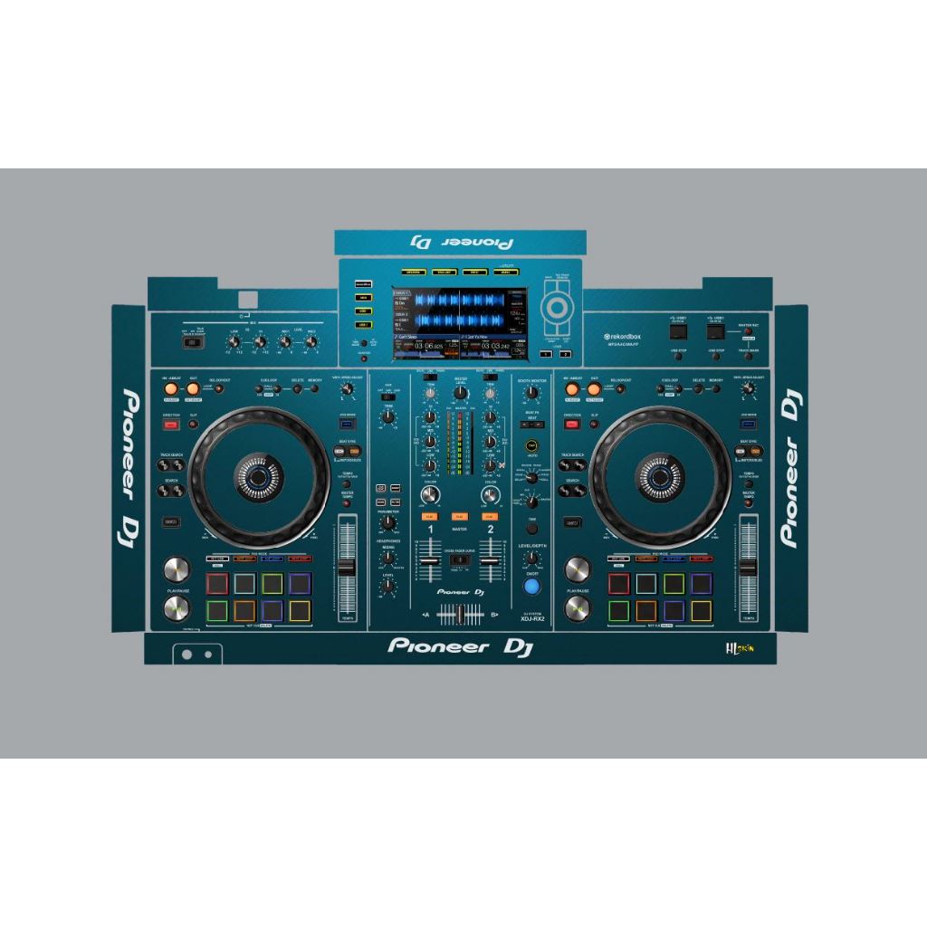 Fire Express - DJ Desk Sticker Skin (D33) (XDJ RR / RX / RX2 / RX3 / XZ ...
