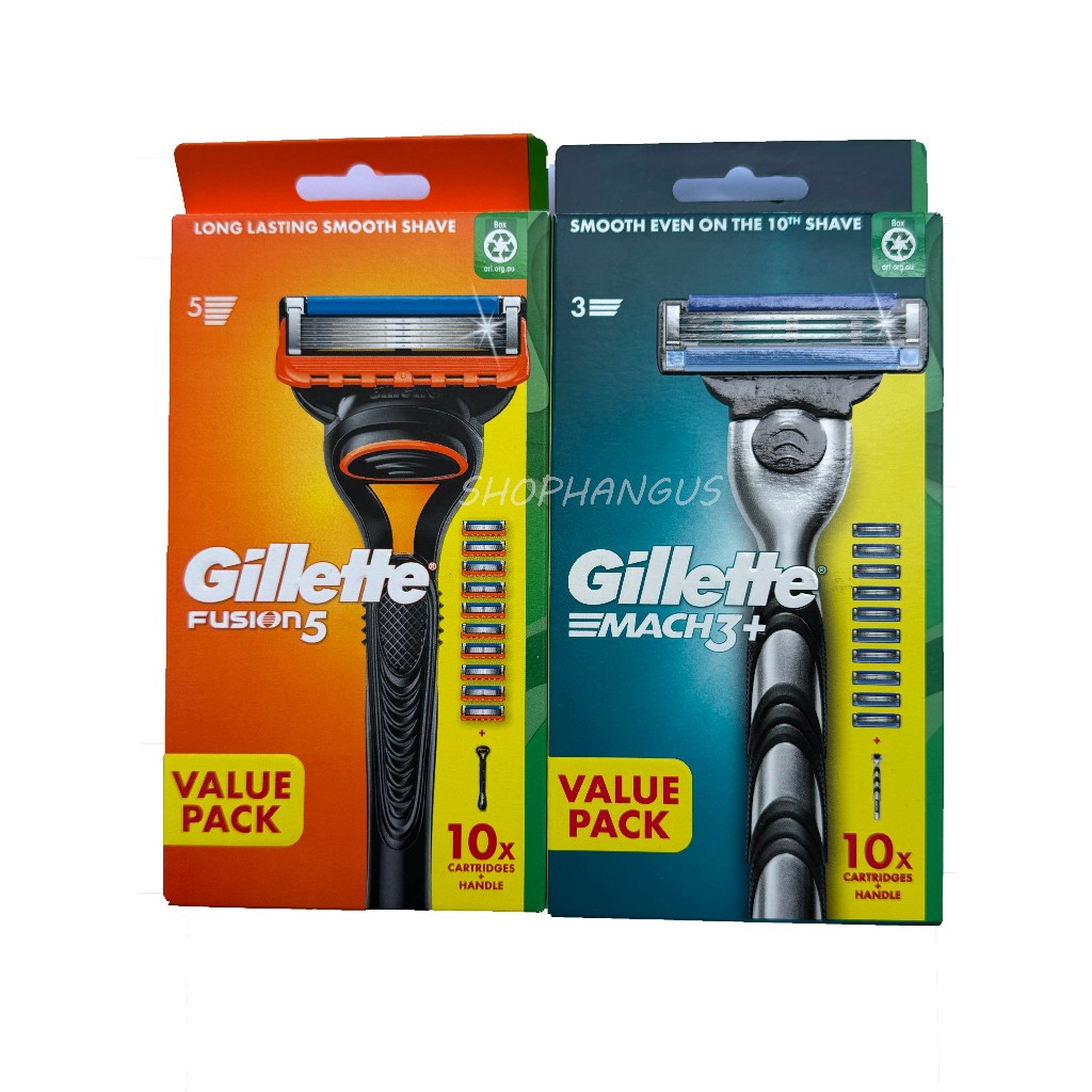 Gillette Fusion 5 and Mach 3+ Razors | Shopee Malaysia
