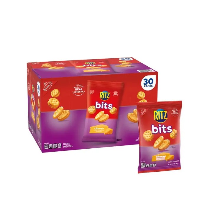 [AMERICAN PRODUCT] RITZ Bits Cheese Crackers 42g - Delicious Salty ...