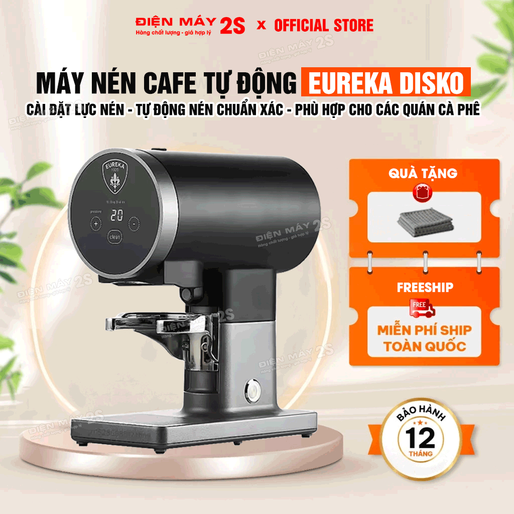 [HCM-VAT Included] Eureka Disko Automatic Coffee Compressor - Automatic ...