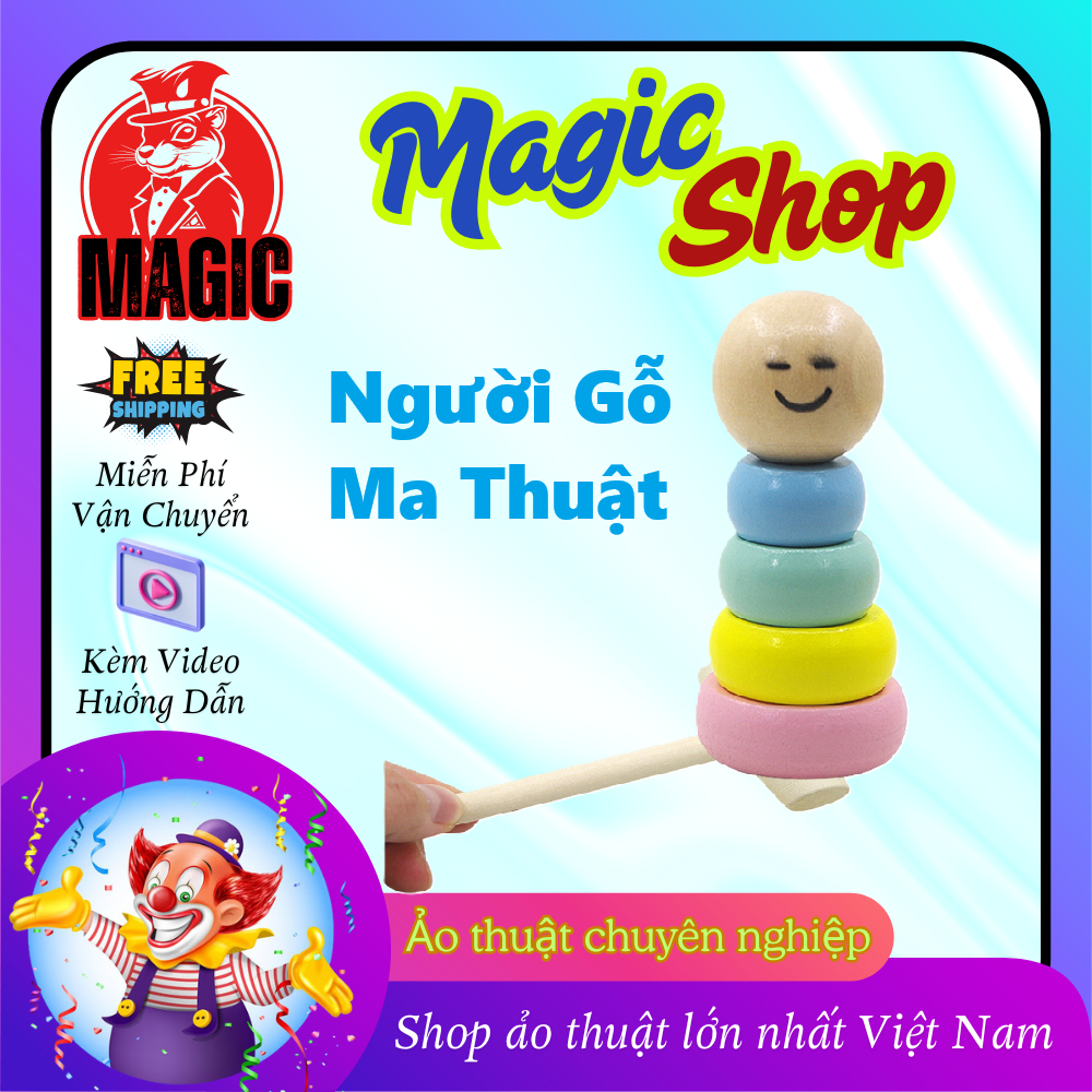 Immortal wooden magic trick, new model, beautiful smooth wooden block ...