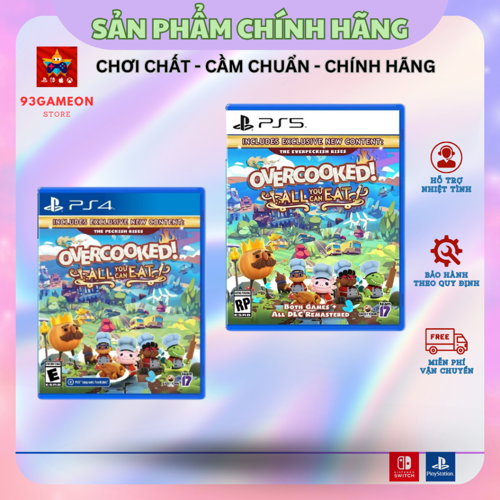PS4/PS5 Game Disc: Overcooked! All You Can Eat | Shopee Malaysia