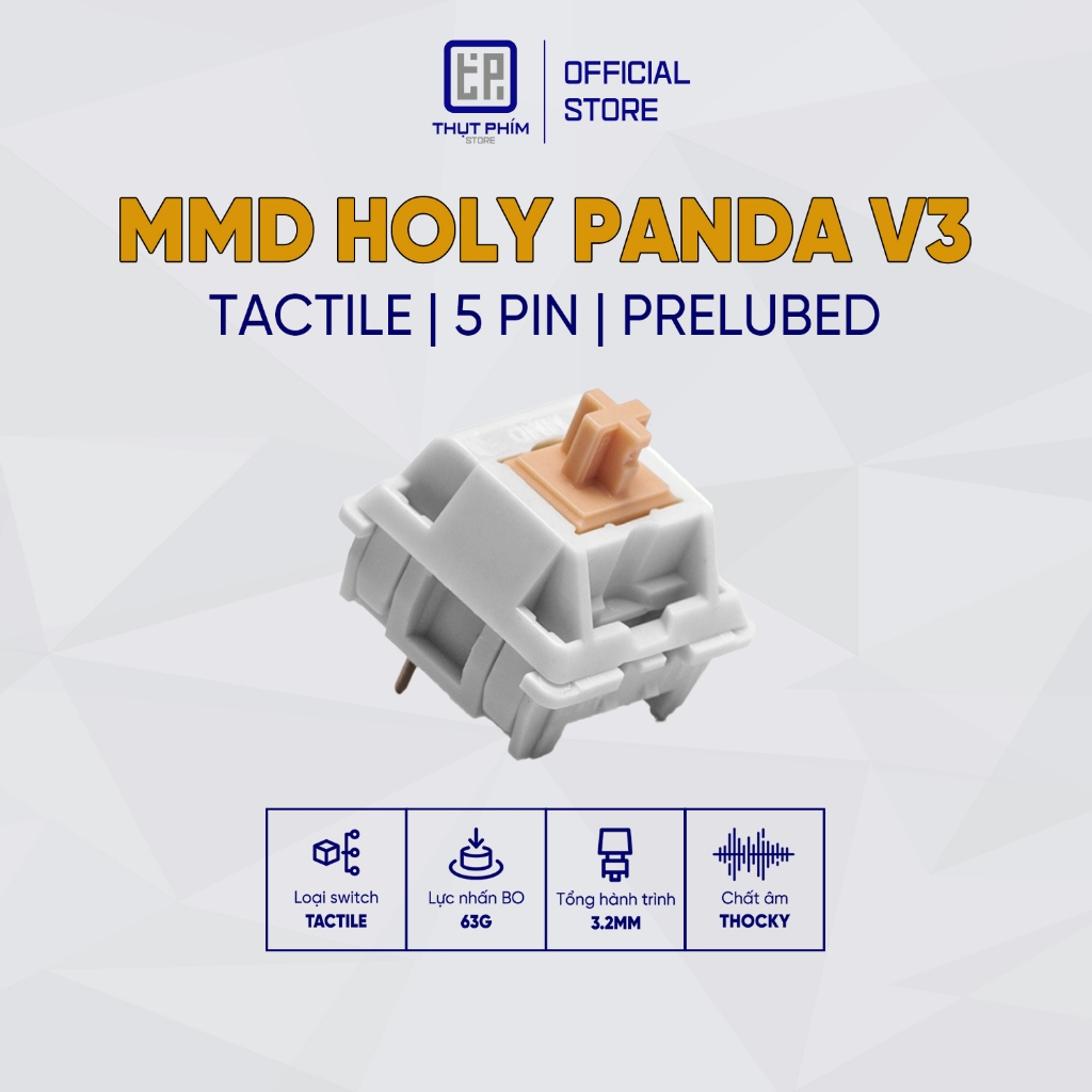 MMD Holy Panda V3 Tactile Switch 63gr mechanical keyboard Switch ...