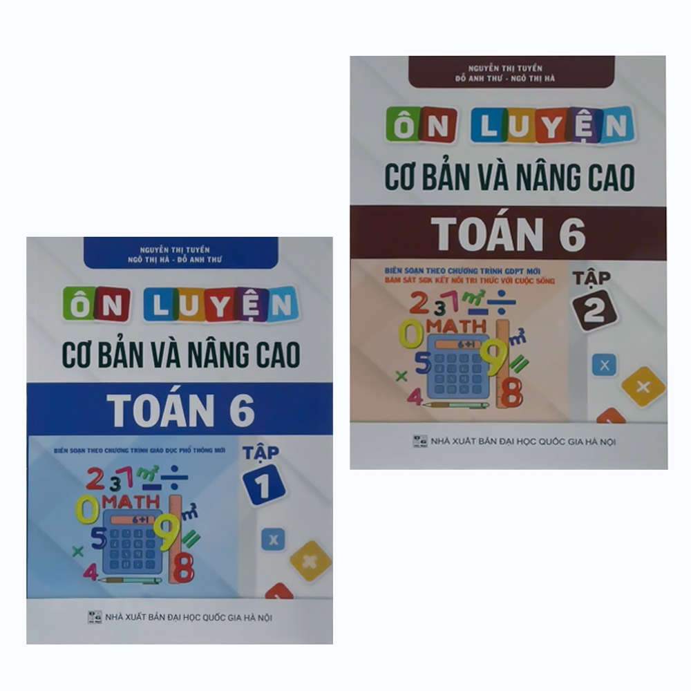 Combo: Basic and advanced review of Math 6, Volume 1 + Volume 2 ...