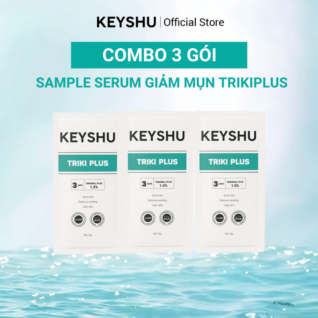 [SAMPLE] Combo of 3 Triki Plus KEYSHU Acne Reduction Serum Packs ...