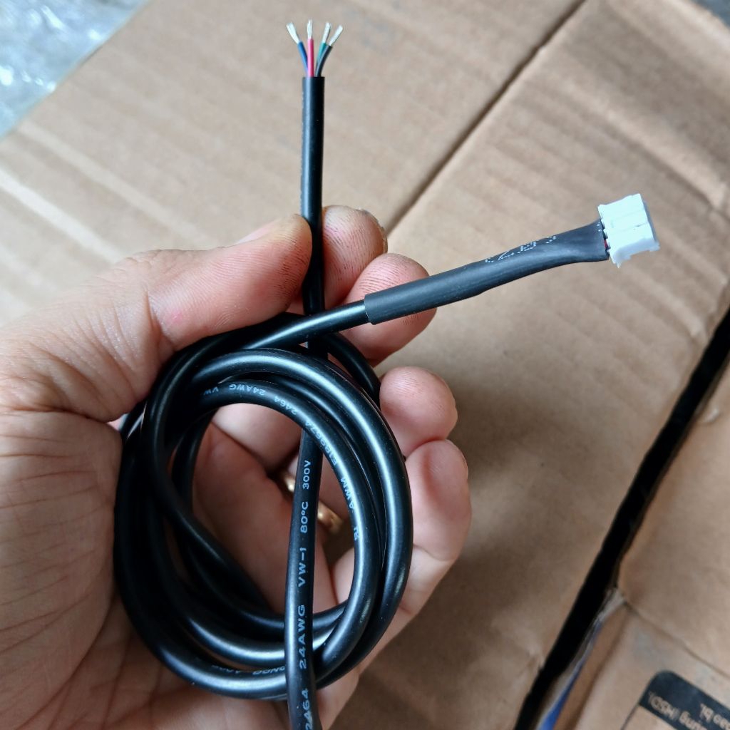 [1m2 24awg 4 cores] 4-core 4-color DC power cord 1m2 long 1 available ...