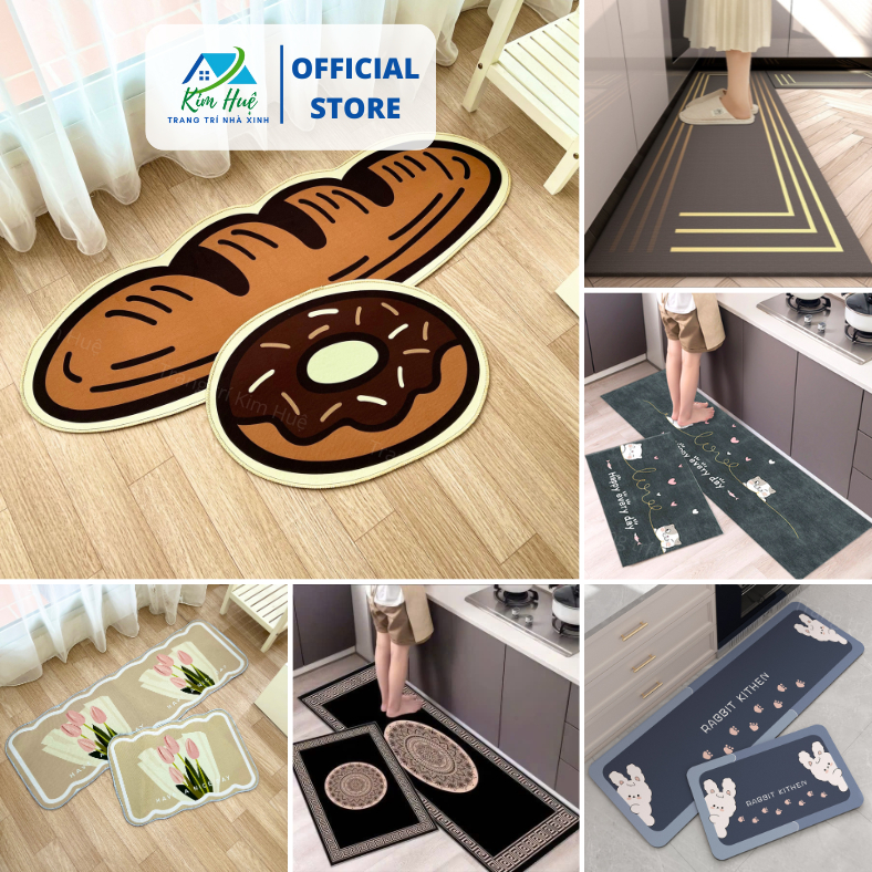 BALI kitchen mats, Set of 2 beautiful decorative kitchen mats (Anti ...
