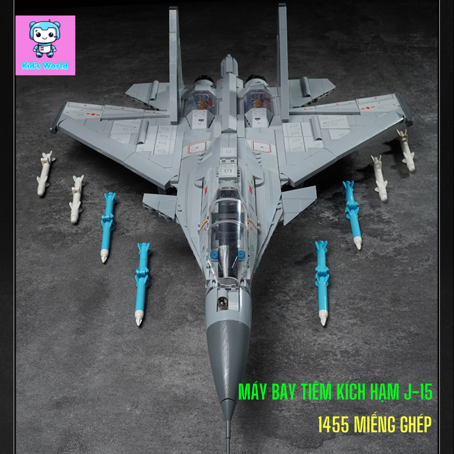 J-15 Battleship Fighter Plane Assembly Model 1455 Pieces, Sharp Details ...