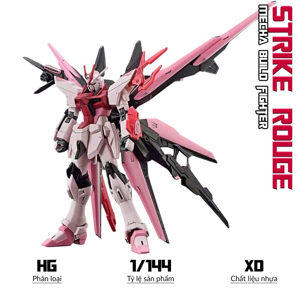 HG Perfect Strike Freedom Rouge model, 1/144 Mecha, plastic assembly ...