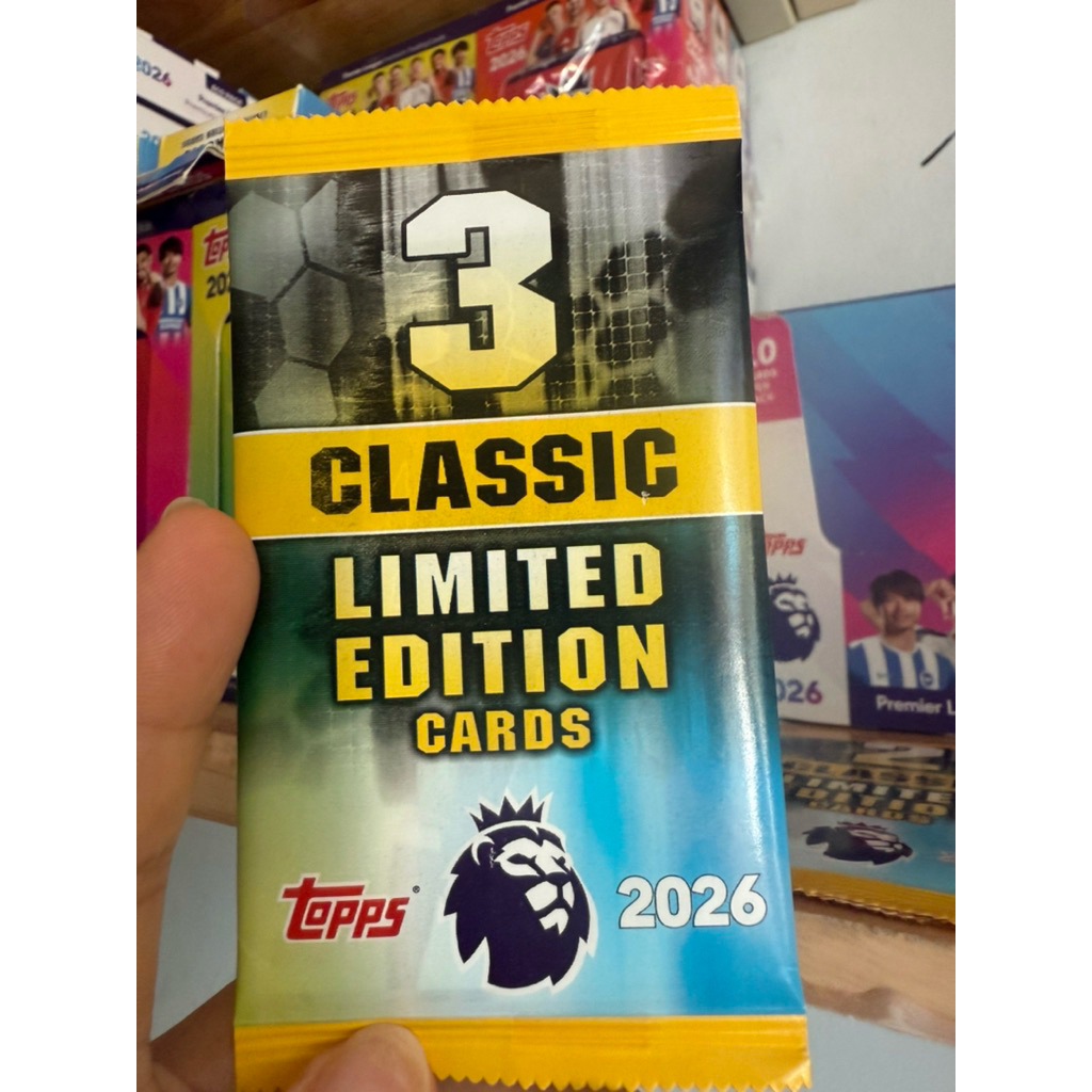 [ Limited Pack of 3 Cards ] Topps Premier League Limited Pack 2026 25/ ...