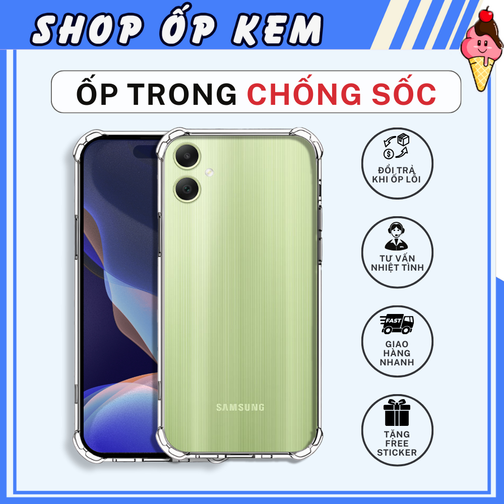 Samsung Galaxy A07 Transparent Shockproof Case | OPKEM | Shopee Malaysia