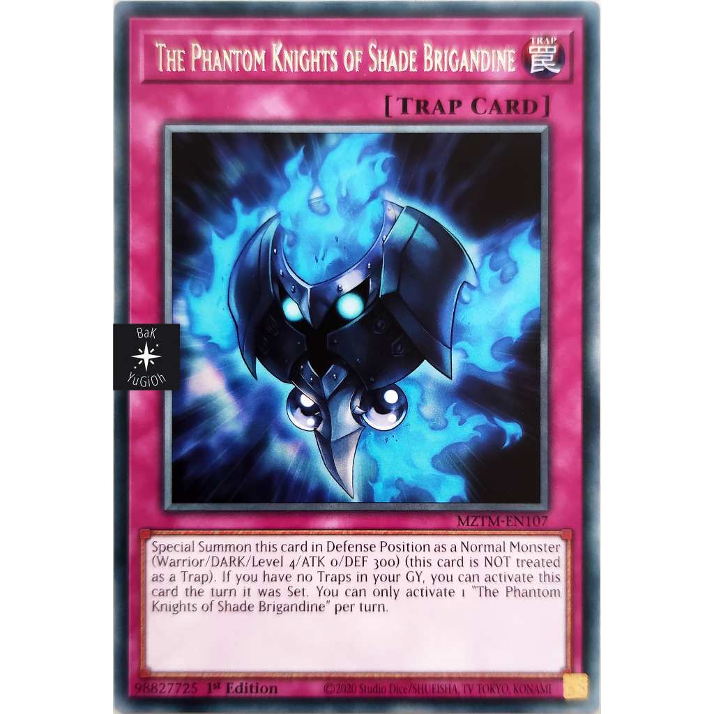 YU-GI-OH! [Original Card] The Phantom Knights of Shade Brigandine |EN ...