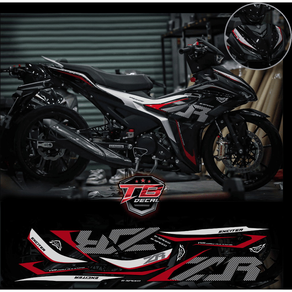 Exciter 155 Stamp Model ZR NEW 2026 Full Black | Shopee Malaysia