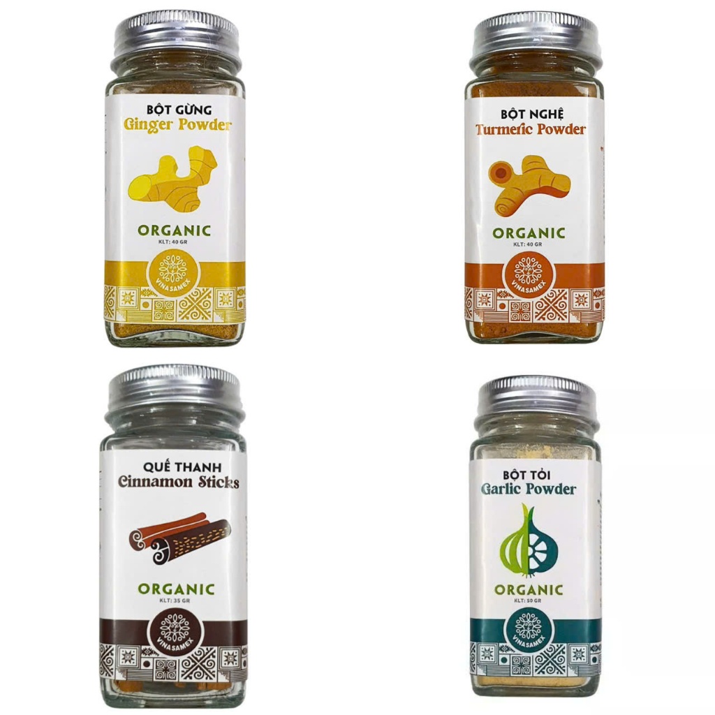 Organic Powder (Turmeric Powder, Garlic Powder, Ginger Powder, Cinnamon ...