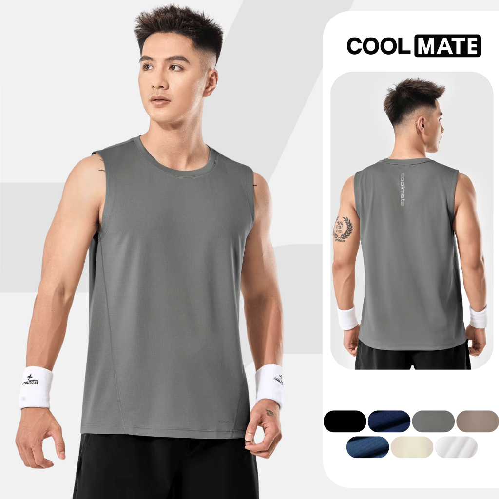 Tank top, Sleeveless Promax men's sportswear is cool and absorbent ...