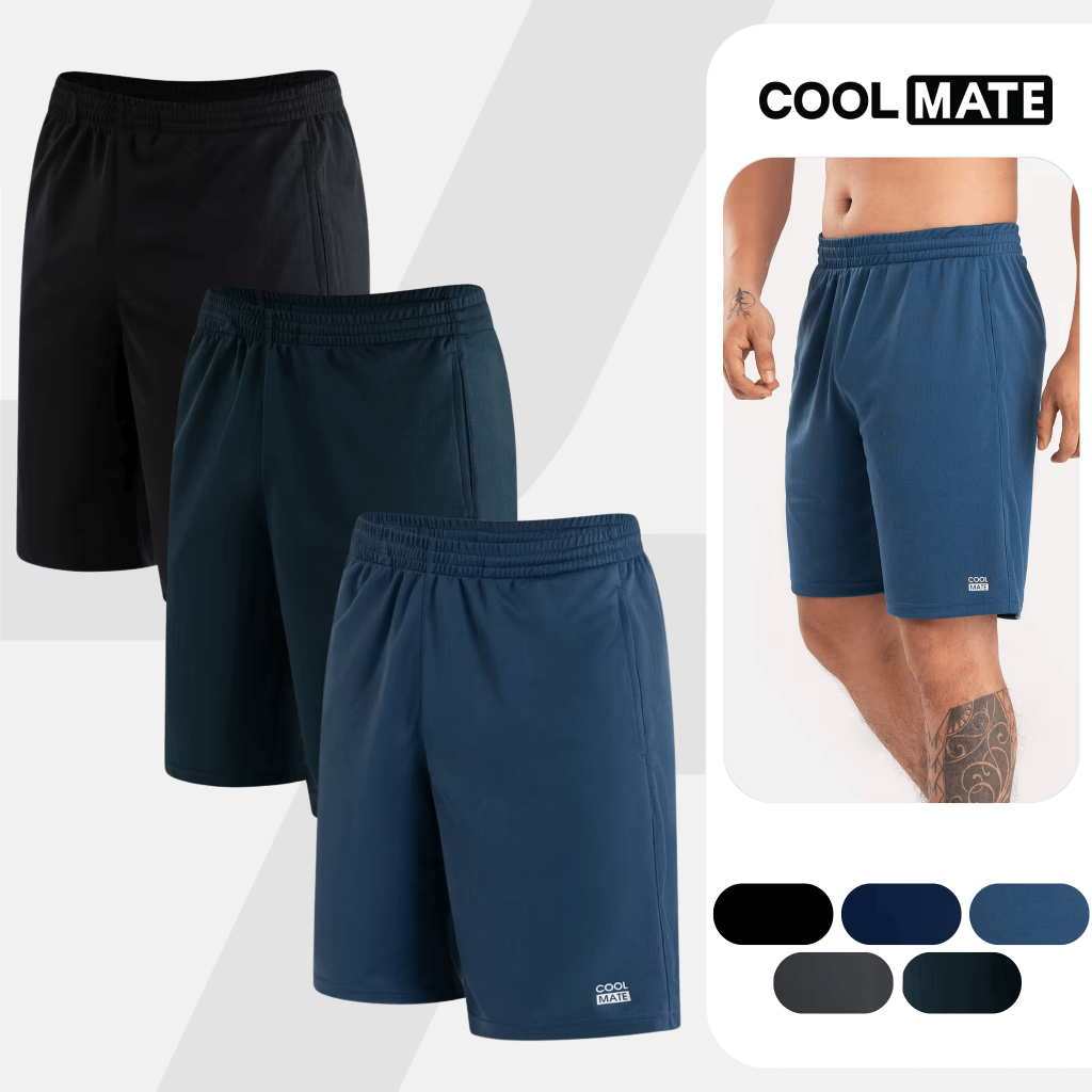 Combo 03 ProMax S1 Breathable Coolmate Men's Sports Shorts | Shopee ...