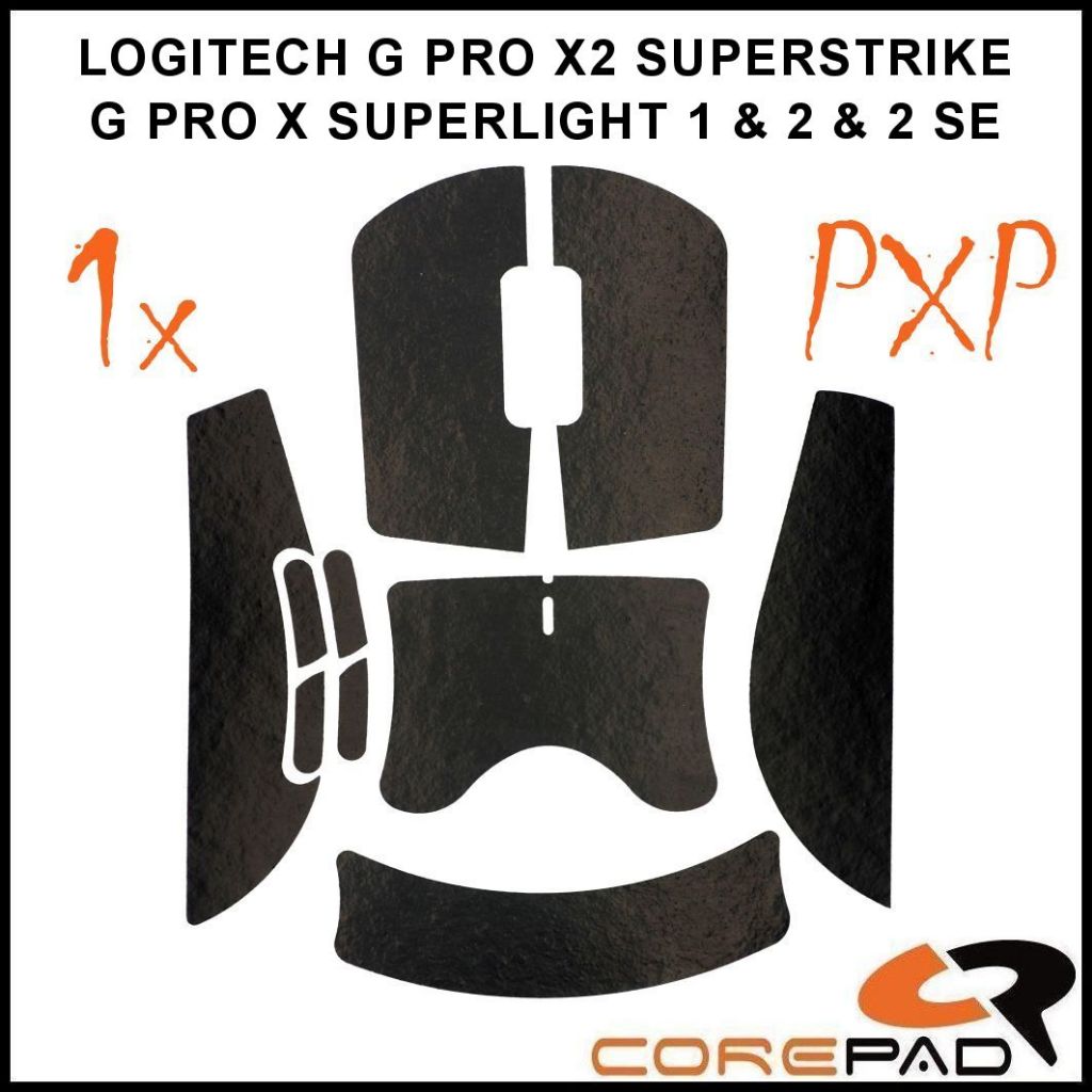 Corepad PXP Grips Logitech G PRO X2 SUPERSTRIKE / PRO X SUPERLIGHT 2 ...