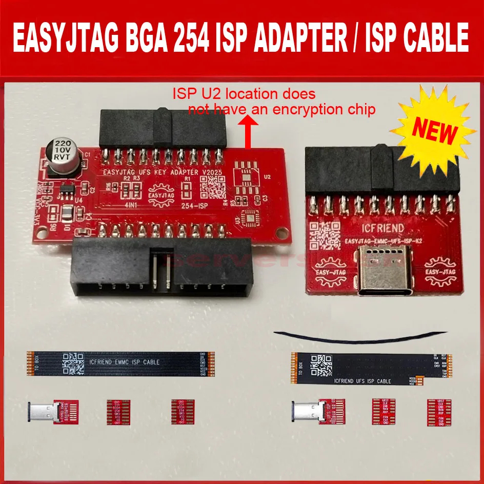 ICFriend EasyJTAG UFS KEY Adapter 2026 set supports Easy JTag Plus ...