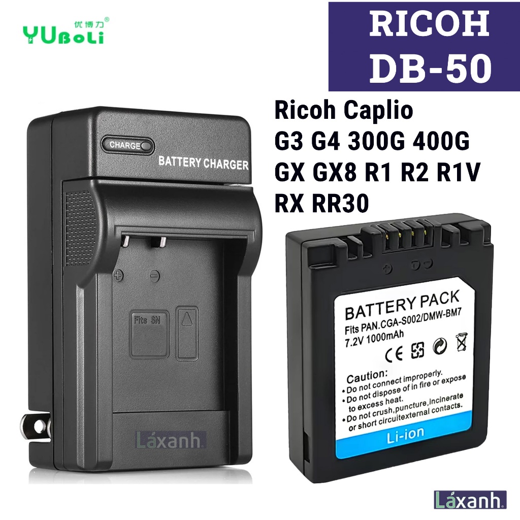 Ricoh DB-50 | Ricoh DWM-BM7 CGR-S002 DB-50 Ricoh Caplio RR30 G3 G4 300G ...