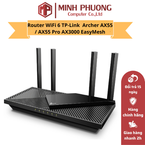 TP-Link Archer AX55 / AX55 Pro AX3000 WiFi 6 Router – Dual Band ...