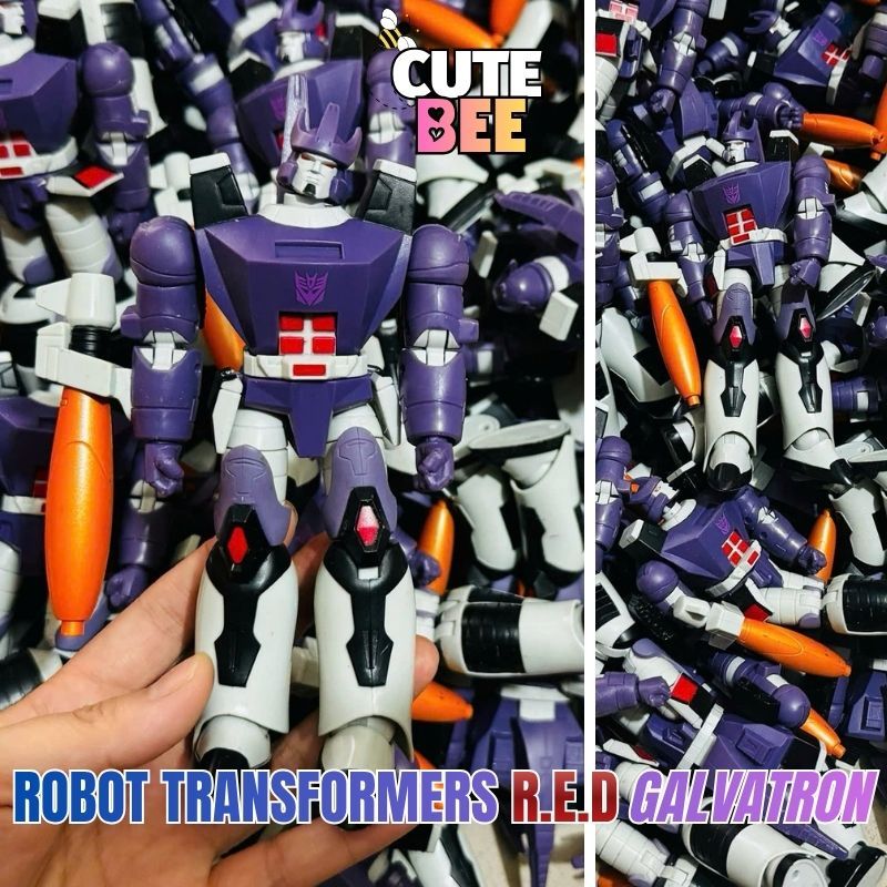 Transformers R.E.D Galvatron Robot Model 15cm tall with many moving ...