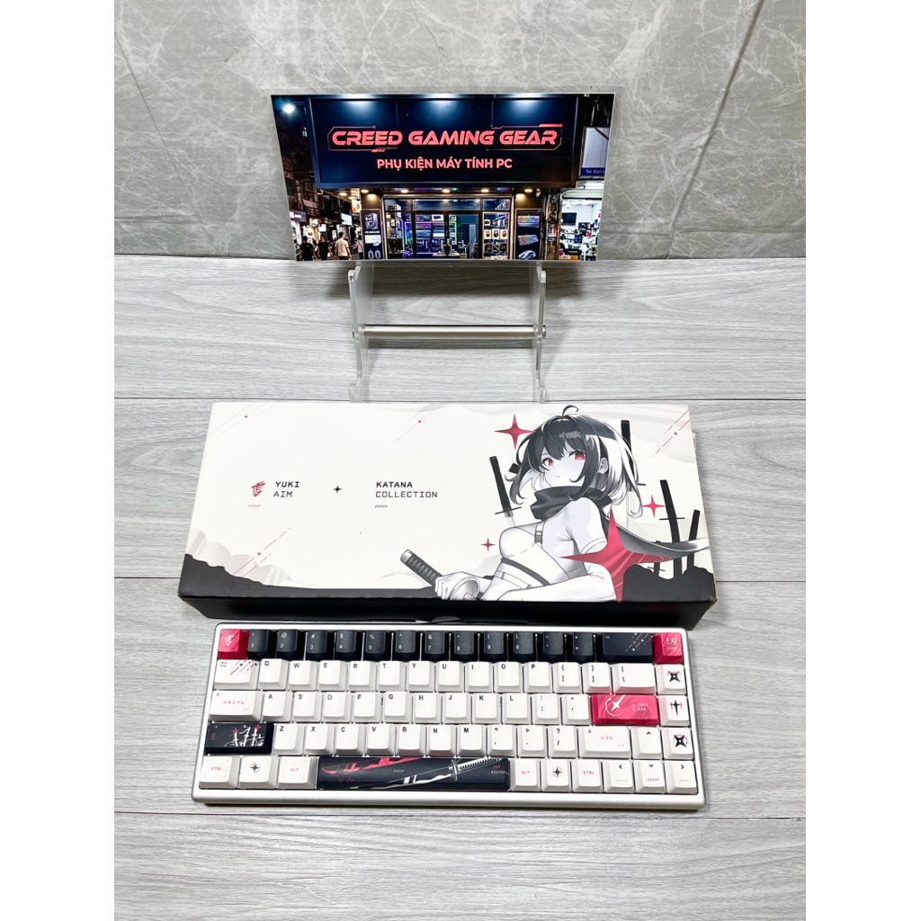 Yuki Aim Polar 65 Katana Edition Mechanical Keyboard - Hiragana