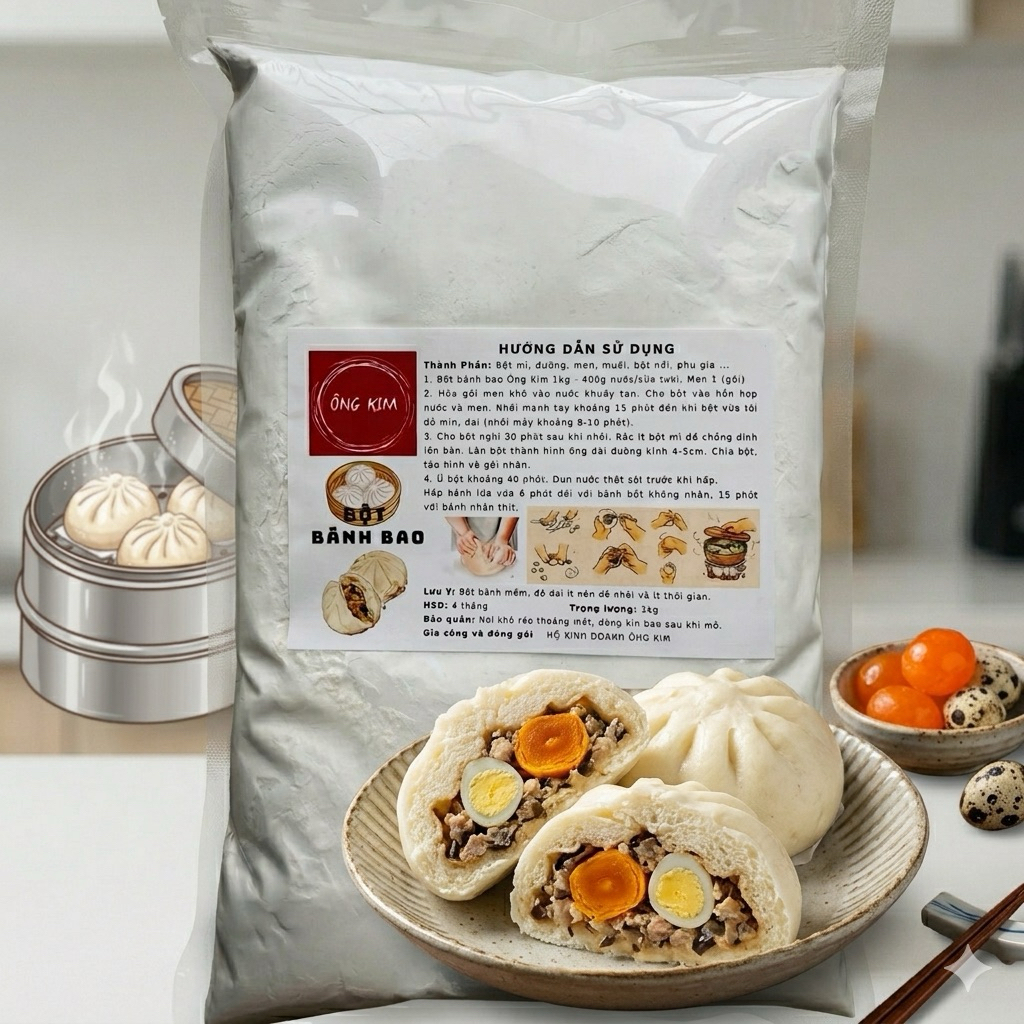 Ong Kim dumpling mix 1kg (with yeast) | Shopee Malaysia