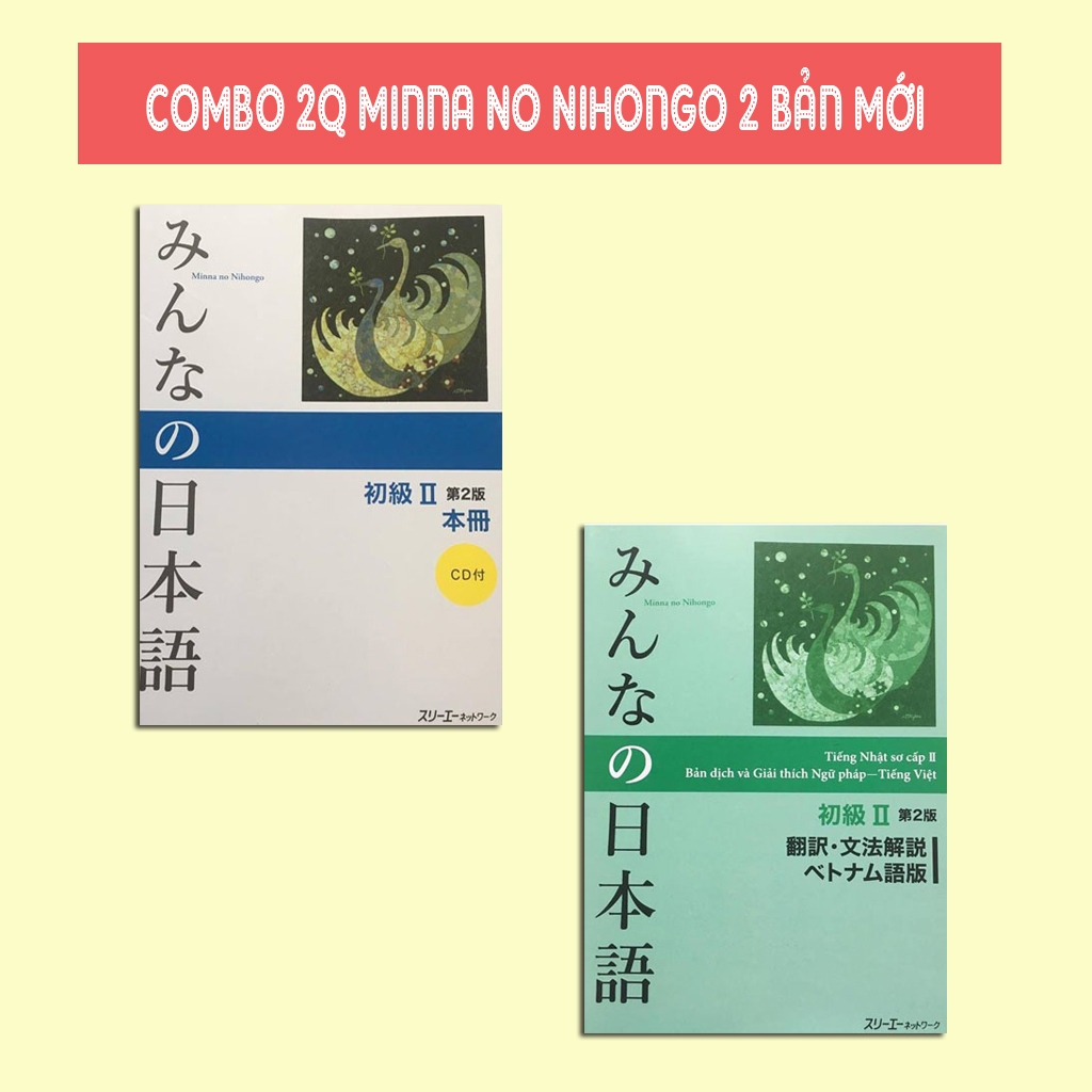 Book - Combo Minna No Nihongo 2 - Beginner Japanese 2 - For Level N4 ...