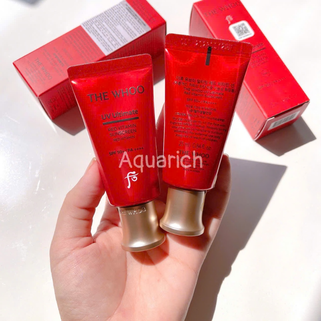 The Whoo UV Ultimate Red Vitamin Sunscreen SPF 50+ PA++++ | Shopee Malaysia
