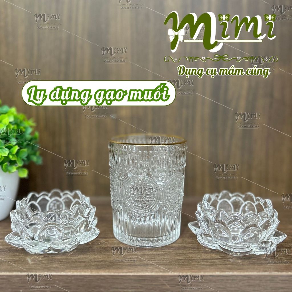 Classic patterned glass rice jar for displaying modern, Luxury offering ...