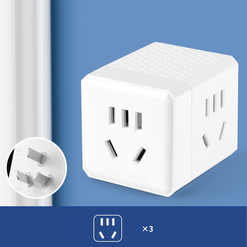 Power Socket Splits into 3 Three-Prong Power Outlets | Shopee Malaysia
