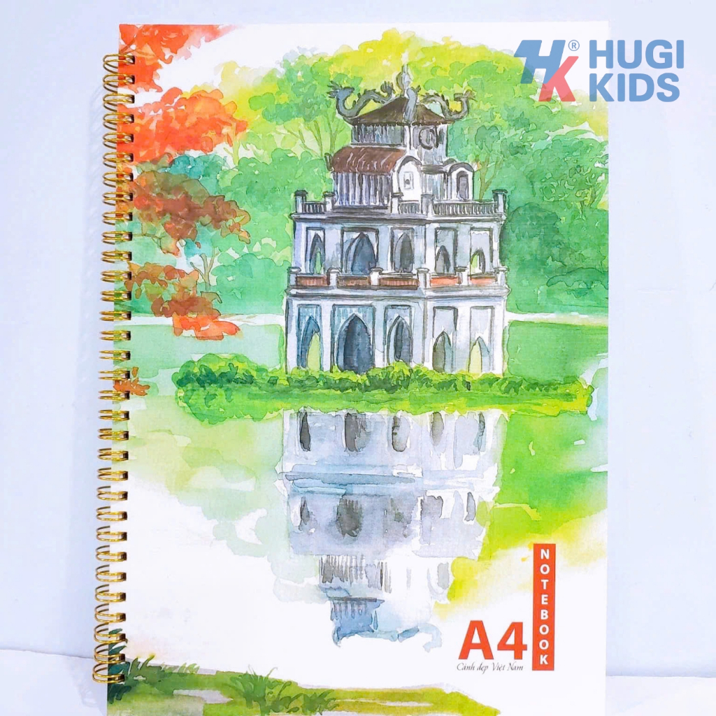 XO A4 Spring Notebook Includes 200 Pages - Good Quality Thick Paper, No ...