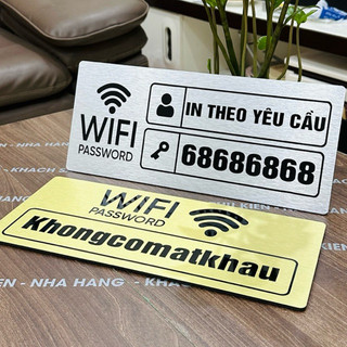 Wifi Sign - Wifi Name Sign - Wifi Pass Sign - High quality scratched ...