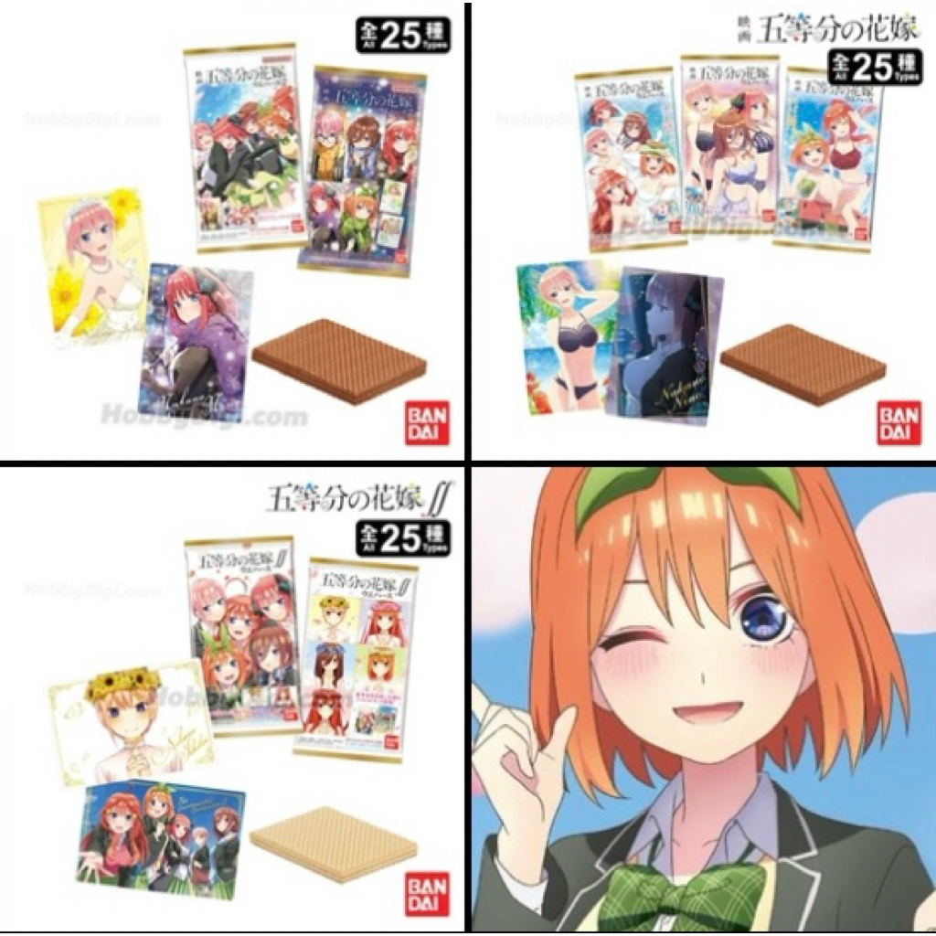 [Continuously updated] Nakano Yotsuba metal wafer card | Shopee Malaysia