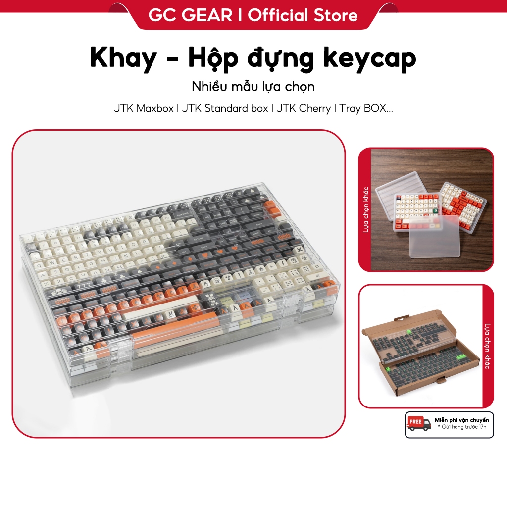 JTK MAX BOX, JTK MID, JTK STANDARD BOX keycap tray. Tray, keycap box ...