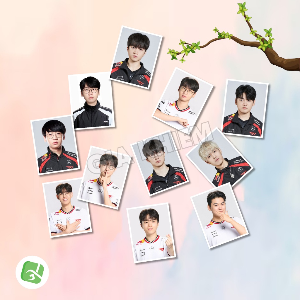 ID Photo T1 Esports LOL League of Legends - Doran - Oner - Faker ...