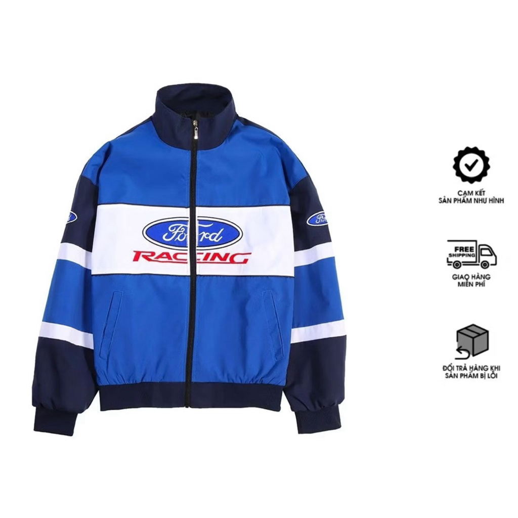 Jacket Ford Racing printed with 2 thick layers and black inner lining ...